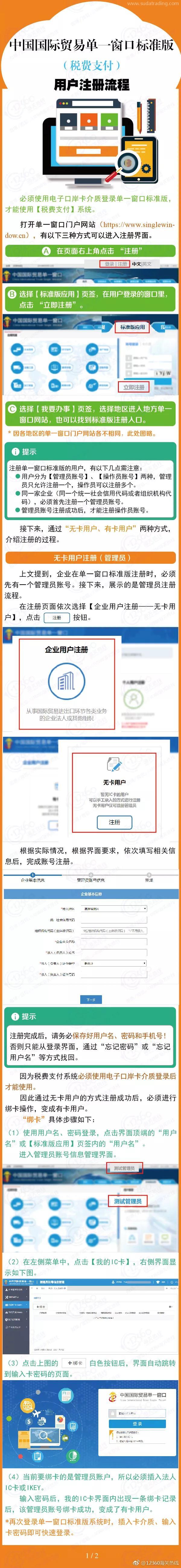 單一窗口標(biāo)準版稅費支付系統(tǒng)---用戶注冊流程